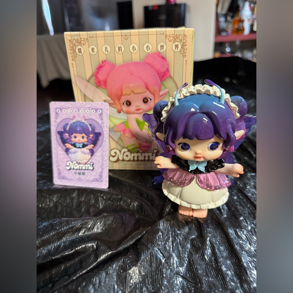 Nommi butterfly fairy Purple and Pink Figurine